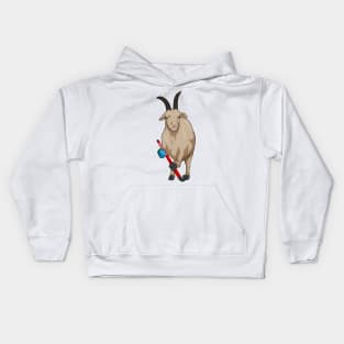 Goat Hockey Hockey stick Kids Hoodie